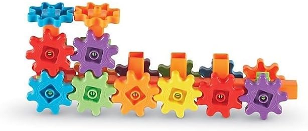 Learning Resources Gears! Gears! Gears! Starter Building Set, STEM Activities, Fine Motor Skills, Toddler Explorer Kit, Science and Construction, Boys and Girls Gifts, Ages 3+