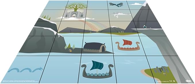 Viking Mat for Loti-Bot - Educational Activity Playmat Accessories for Educational Coding Floor Robots STEM Mats