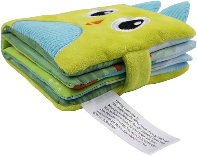 Soft Baby Books – Crinkle Cloth Books for Infants, Touch and Feel Sensory Toys, Baby Gifts for 0-6-12-18 Months, Bunny & Farm Theme (2-Pack)