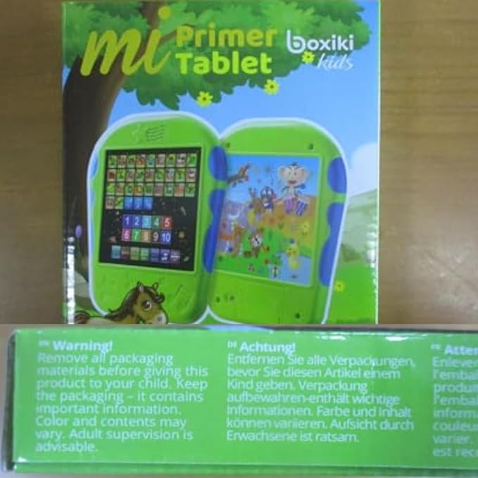 Spanish Learning Tablet for Kids - Bilingual Toy for Toddlers to Learn Spanish ABC, Numbers, Spelling, “Where is?” Game, Melodies, Animals and Sounds - 3 Years and Up