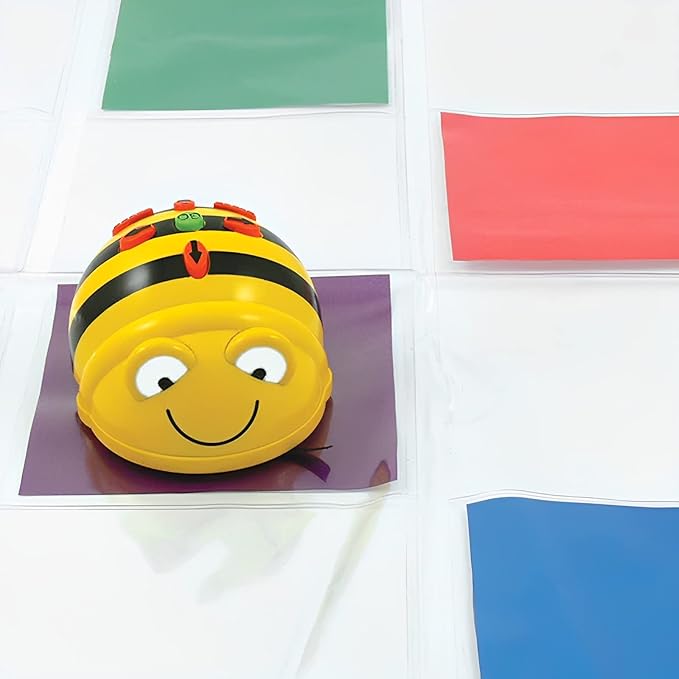 Transparent Pocket Mat 4 x 6 for Bee-Bot and Blue-Bot Mats Classroom Programmable Floor Robot Toy Playmat for Kids, Children Educational Teaching Coding KS1 KS2 KS3 Learning Toys