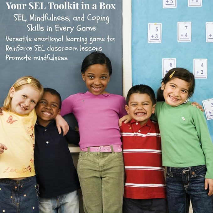 Coping Builder - Coping Skills Games for Kids & Teens, SEL Tool for Elementary Students, Counseling & Therapy Game for Children & Adolescents, Self-Regulation Tool, Anger & Anxiety Activity