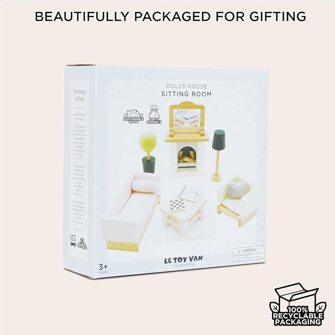 Le Toy Van Daisylane Sitting Room Dollhouse Furniture (ME058)