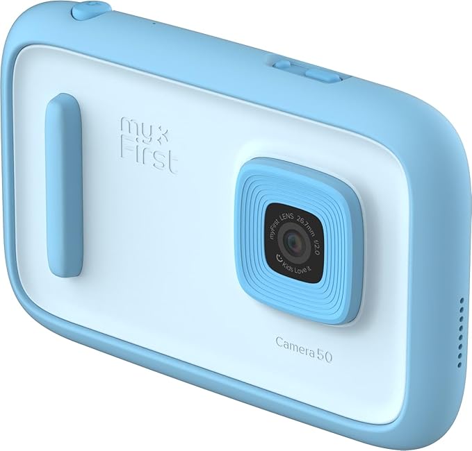 myFirst New AI Editor Camera for Kids 20MP Photos 1080P Video, Blue
