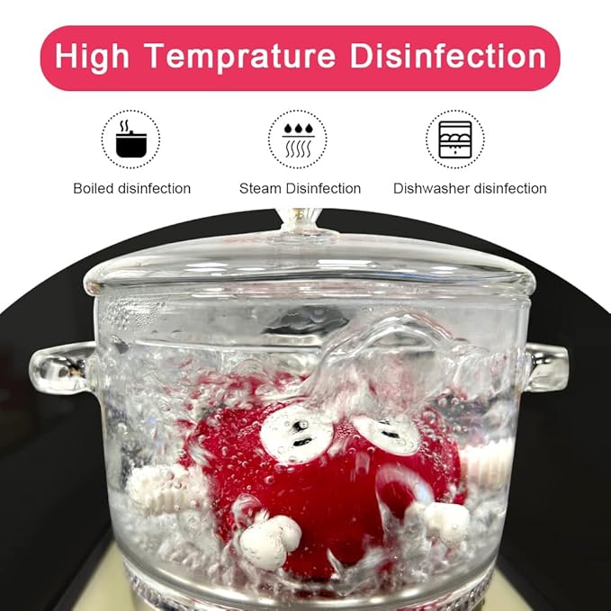 Smily Mia Never Drop Reindeer Silicone Baby Chewing Toy for 3M+ Infants, Easy to Hold Teething Miteen with Soft Textures for Sensory Exploration and Teething Pain Relief-Purple