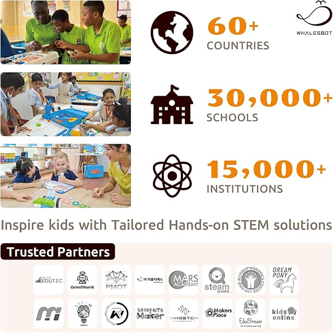 WhalesBot Pubbo Air Smart Robot Kit for Kids 6 7 8 9 10, Voice/Touch/Remote Control, Interactive Companion Robotic with 9 Sensors, Modular/Scratch Coding, STEM Educational Toy Gift for Boys Girls