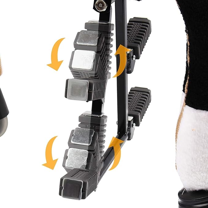 JoJoPooNy Ride on Unicorn Toys for Girls, Ride on Horse Riding Pony for Children 6-14 Years Old, Rideable Plush Walking Horse Animal with Wheels