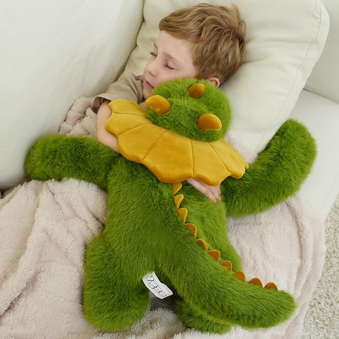 Weighted Dinosaur Stuffed Animal 24 Inch 4 lbs Large Plush Dino Toy for Boys and Girls Soft and Cuddly Weighted Plush Gift for Birthday Christmas Bedtime