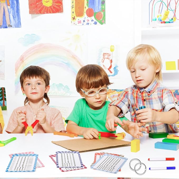 13 Pcs Multiplication Flashcards 0-12, Times Table Flash Cards Multiplication Chart Multiplications Game Math Flashcards for 1st to 3rd Grades