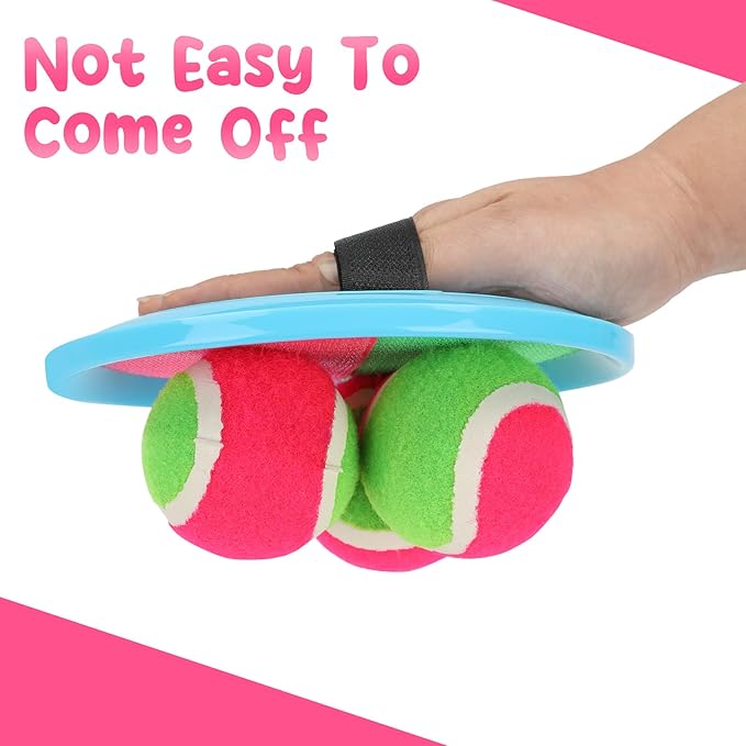 Toss and Catch Ball Game Outdoor Games Playground Balls Beach Games Summer Toys for Ages 4-8, Perfect Kids Toys Playground Sets for Kids Christmas Birthday Gifts