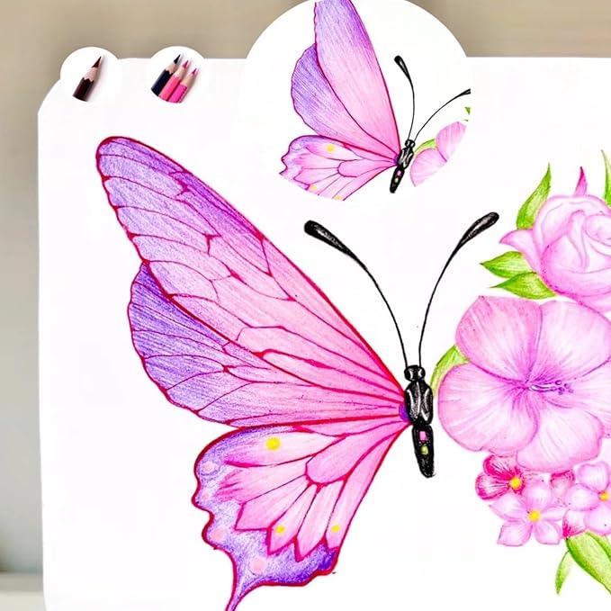 Hapikalor 72 Colored Pencils for Adult Coloring Books, Professional Coloring Pencils Set, Art Supplies for Drawing, Sketching, Gifts for Teens