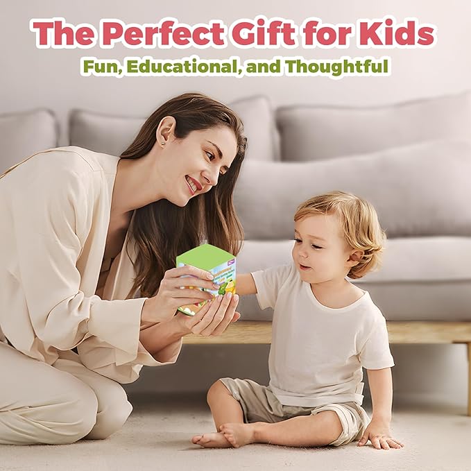 Shape & Color Sorting Montessori Toys for Toddlers 1-3, Soft Silicone Sensory Toys, Preschool Learning Activities Matching Game, Educational Toy for Fine Motor Skills, Travel Gift for Boys and Girls