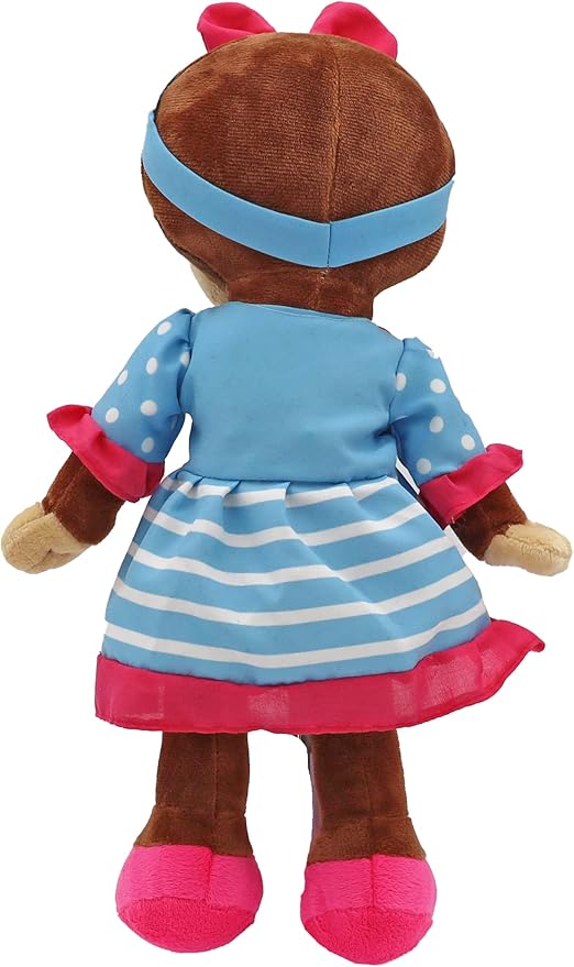 Playtime by Eimmie Soft Baby Doll Sofie The Sloth - 14" Plush Rag Doll with Embroidered Features for Girls, Boys, Toddlers & Infants - Educational Stuffed Animal for Imaginative Play