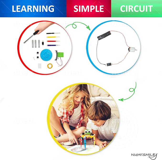 Make Your Own Space Night Light & DIY Robotic Kit, Arts and Crafts for Boys & Girls Ages 5 6 7 8 9 10 11 12 Years Old, Kids Crafts & STEM Projects, Best Birthday Present for Boys