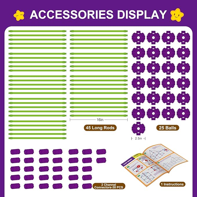 SpringFlower 100 PCS Glow in The Dark Fort Building Kit for Kids,Educational Gift for 3 4 5 6 7 8 9 10 11 12 Years Old Boys and Girls,STEM Construction Toys