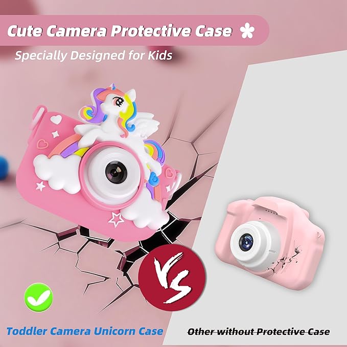 Kids Camera Toys Toddler Camera: GOMENL Kids Camera for 3 4 5 6 7 8 Year Old Girls Boys, 1080P Kids Digital Video Camera Birthday for Girls Age 3-8 Outdoor Travel Party