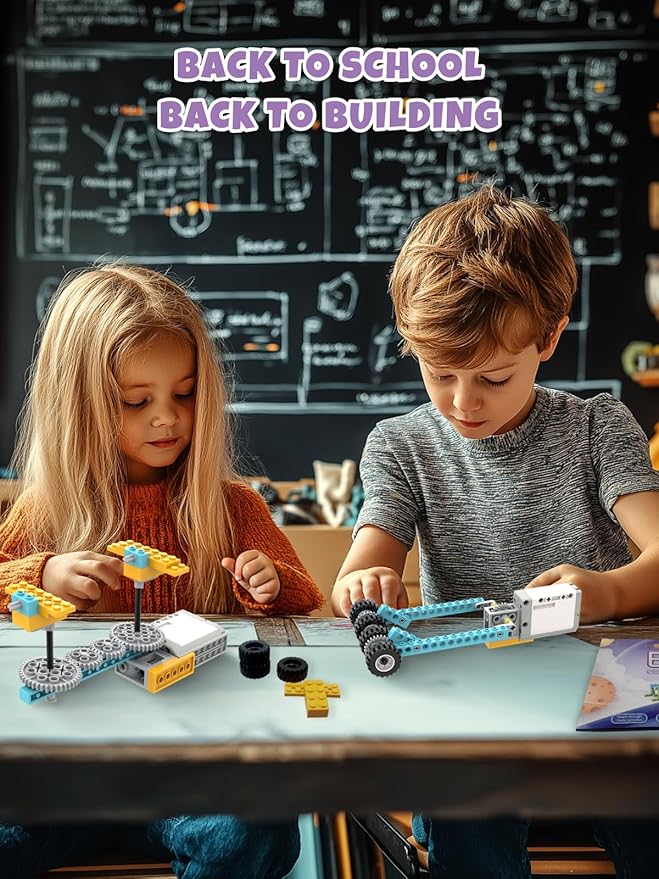 STEM Toys for Age 6+ Kids, 50 in 1 Science Kits for 6 7 8 Year Old Boy, Educational Building Toy for 6-8 8-12 Boys Girls Christmas Birthday Gift, Creative Learning Engineering Game