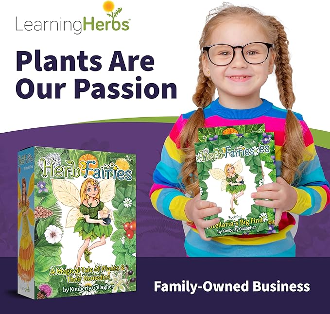 Herb Fairies: 13 Plant Books Set & Digital Learning System - Explore Plants & Healing Herbs Through Engaging & Educational Stories - Includes Audiobooks, Printables, Recipes, Crafts, Puzzles & Games