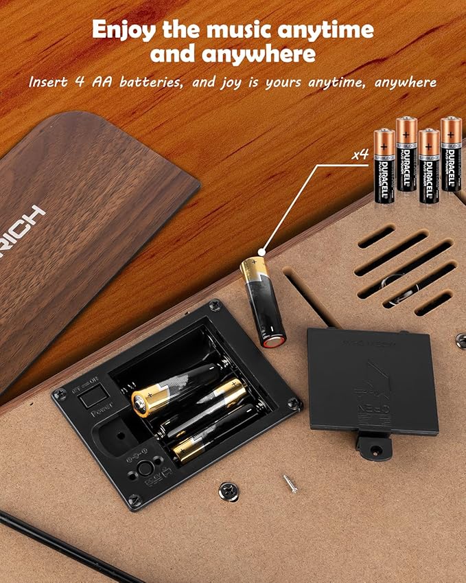 STRICH 37 Keys Kids Piano Keyboard, Mini Digital Piano for Kids, Volume Adjustable, Music Book, Wood Piano for 3+ Girls and Boys, Walnut Color, SEK-37