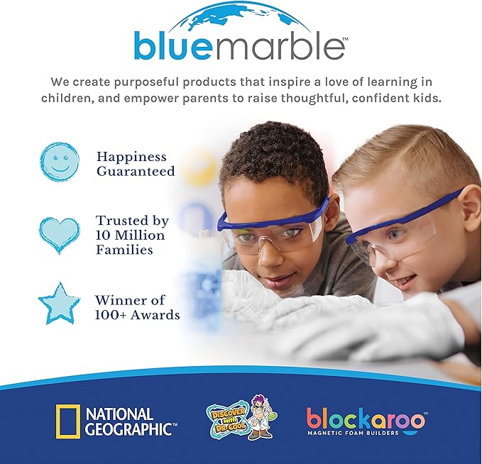 National Geographic Jumbo Crystal Growing Kit - Grow Your Own Giant Glow in The Dark Crystal in a Few Days, Science Kit, Grow Crystals for Kids, STEM Toys (Amazon Exclusive)