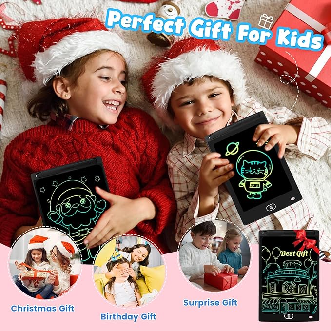 24 Pack 8.5 inch LCD Writing Tablet for Kids - Erasable and Reusable Toddler Doodle Board, Ideal Drawing Pad for Learning Toy for Ages 3-8,Gift for Girls Boys