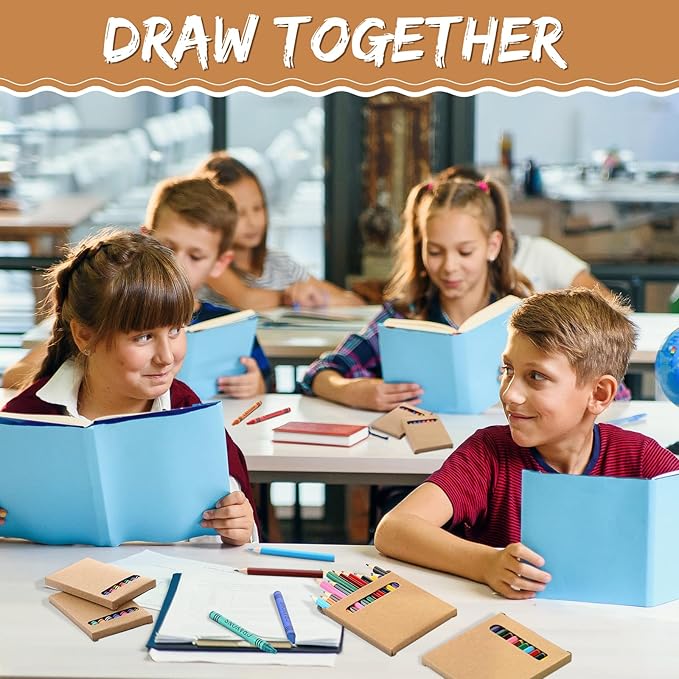 100 Sets Colored Pencils Pre-sharpened and Crayons Bulk Christmas Back to School Supplies, Holiday Bundle in Box Mini Pencils Crayons Bulk Teacher Supplies, Cute Xmas Back to School Gifts