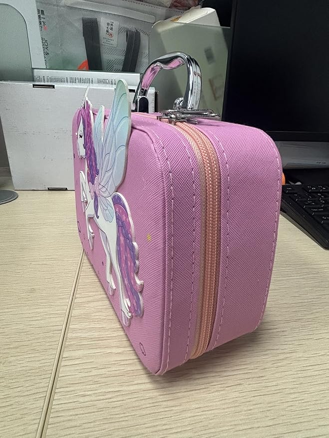 Kids Makeup Kit for Girl-Washable Makeup for Kids with Colorful unicornousous Bag,Toddler Girl Toys Pretend Makeup Beauty Set Toys,Birthday Gifts for Girls at The Age of 3-12