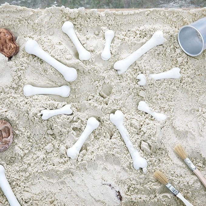 Kaplan Early Learning Big Bones Set - 20 Pieces, Outdoor Exploration, Loose Parts Play, STEM Toy for Kids Toddlers Ages 2+