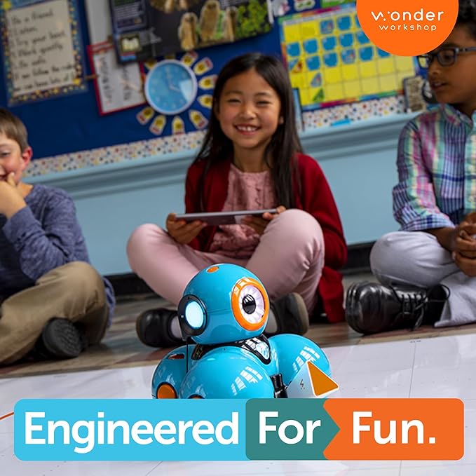 Wonder Workshop Dash Robot - Coding Robots for Kids 6+ - Voice Activated STEM Robot Toys - Interactive, Educational & Programmable