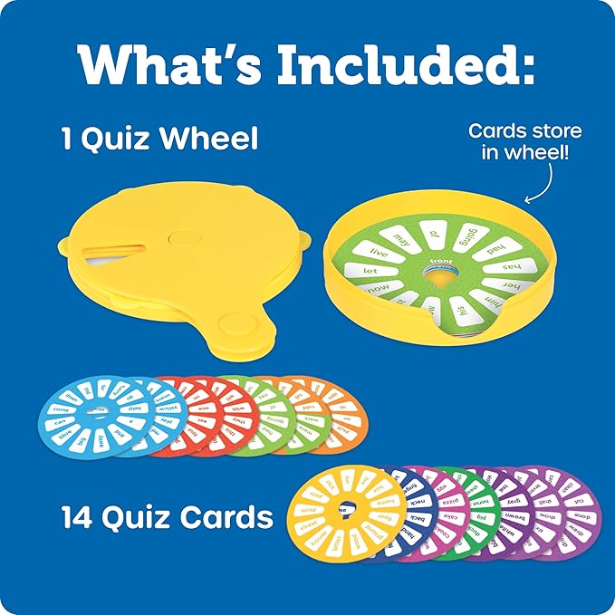 Learning Resources Skill Builders! Sight Words Quiz Wheel