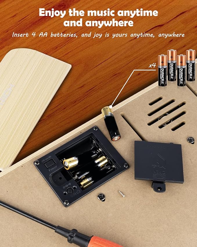 STRICH 37 Keys Kids Piano Keyboard, Mini Digital Piano for Kids, Volume Adjustable, Music Book, Wood Piano for 3+ Girls and Boys, Oak Color, SEK-37