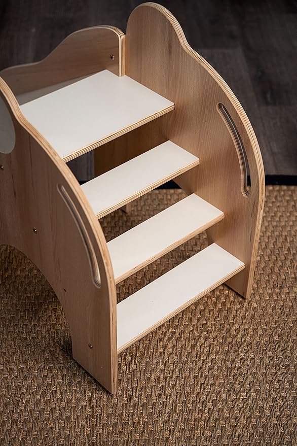 Avenlur Nima Indoor Slide - Elephant Shape Montessori Waldorf Style - Safe, Sturdy, and Reliable - Perfect Indoor Play Space for Developing Motor Skills and Balance in Toddlers and Kids Ages 1 to 5yrs