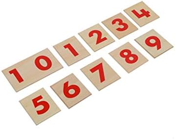 Adena Montessori Cards & Counters - Math Games & Teaching Numbers Counting Toys