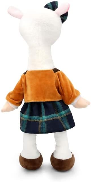 Plushible Soft Baby Doll, 18 Inch Alpaca - Plush Rag Doll with 2 Clothing Sets, My First Plush Toy for Girls, Boys & Infants, Soft Baby Stuffed Toy, Adorable Companion for 1 Year Old & Up