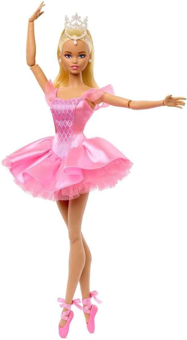 Barbie Signature Ballet Wishes Doll, Collectible Fashion Doll in Satiny, Pink Tutu with Blonde Hair and Giftable Packaging