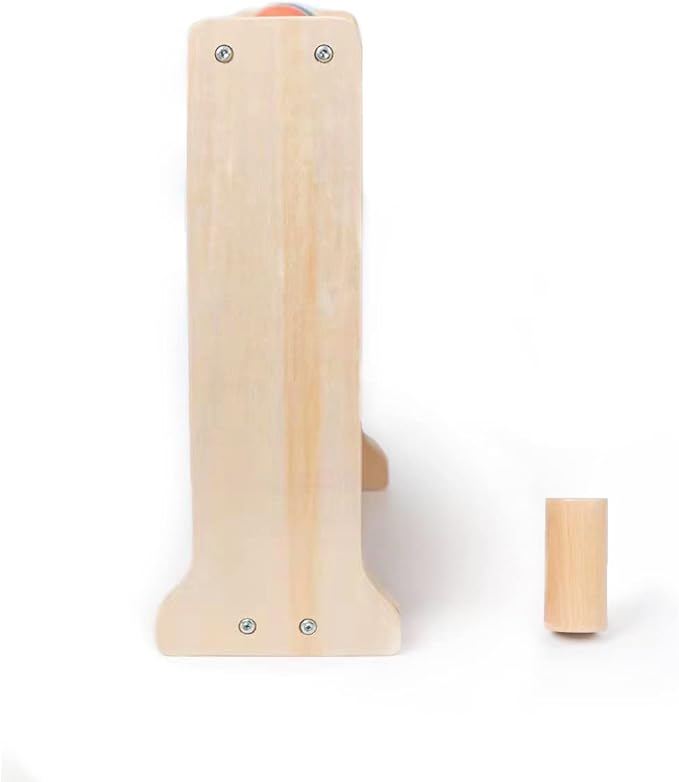 Montessori Ball Tracker, Award Winning Durable Pound A Ball Drop Toy, Early Developmental Montessori Toys, Wooden Toys for Toddlers 1-3 Year Old - Great Birthday Gift