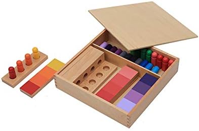 Adena Montessori Color Resemblance Sorting Task Color Tablets Sensorial Educational Tools Early Learning Toys