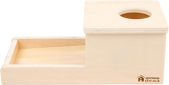 Adena Montessori Wooden Toy for 6-12 Month Baby 3 Balls,Sorting and Stacking Colorful Learning Education Toy for Toddler Kid 1-2 Year Old, Preschool Developmental Girl and Boy Gift