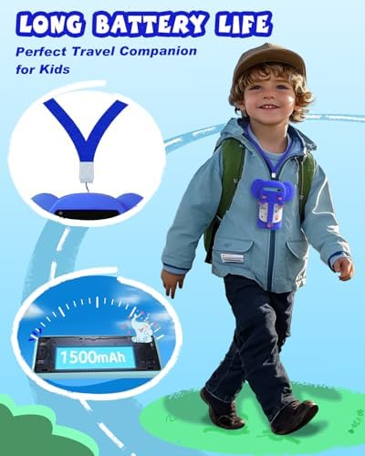 MOMILLA Kids Toys Phone, 3.97" Touchscreen Christmas Birthday Gifts, Toddler Toys Phone with Music Player Puzzle Games 16 GB Storage Alarm Kids Toys for Ages 3-12 Kids (Front Camera Only)