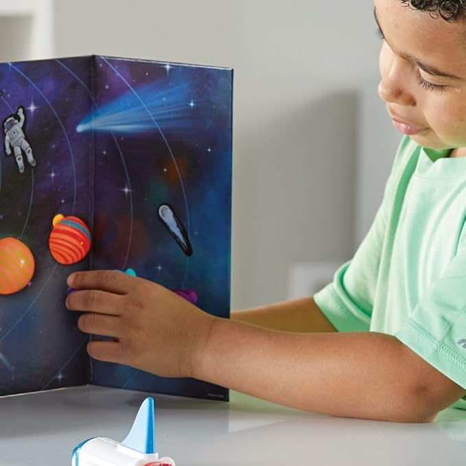 Learning Resources Skill Builders! Outer Space Activity Set - 17 Pieces, Ages 4+, Preschool Science, STEM Toys, Toddlers Homeschool Montessori, Gifts for Boys and Girls