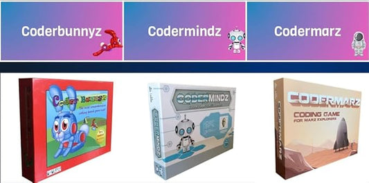 CoderMindz AI Coding Bundle - NBC Featured: First Ever Game for Boys and Girls Age 6+. Teaches Artificial Intelligence and Computer Programming Through Fun Robot and Neural Adventure!