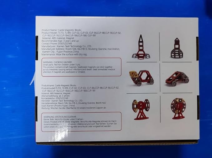 AOMIKS 151 PCS Set Magnetic Building Blocks Tiles for Kids Learning & Educational STEM Mini Building Toys for Girls and Boys Ages 3 4 5 6 7 8 Years Old 3D Magnetic Tiles