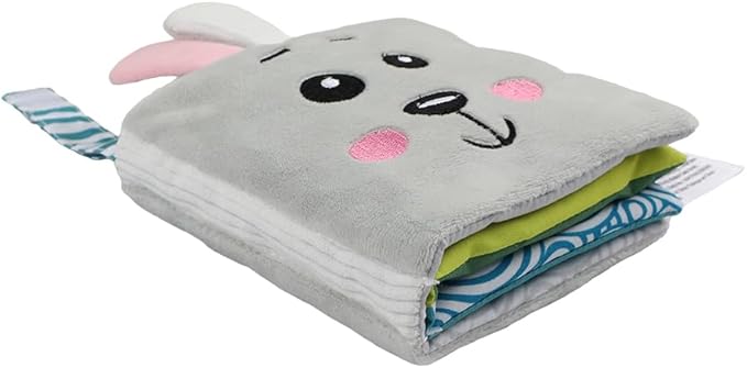 Soft Baby Books – Crinkle Cloth Books for Infants, Touch and Feel Sensory Toys, Baby Gifts for 0-6-12-18 Months, Bunny & Farm Theme (2-Pack)