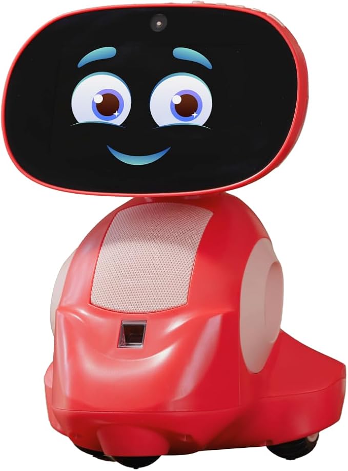 Miko 3 AI Robot for Kids – Smart Educational & STEAM Learning Robot with Interactive Apps, Games, Stories & Activities for Girls & Boys Ages 5–10 | Red