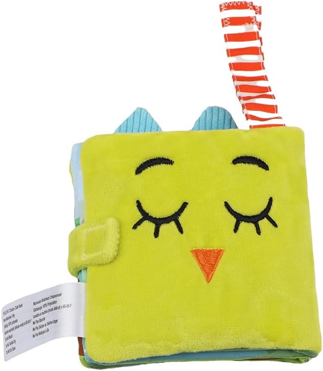 bebe mondo Crinkle Books for Babies – Soft Baby Books 0-6 Months, Infant Toys, Gifts for 0-6-12-18 Months, Travel Toys, Baby Shower