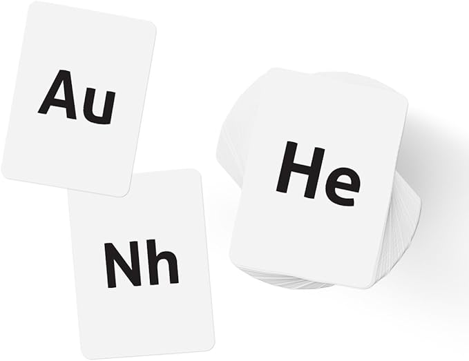 CARDDIA | Periodic Table Educational Flashcards | 118 Elements with Atomic Data, Color-Coded Categories & Bonus Periodic Table Sheet | Perfect for Science Learning