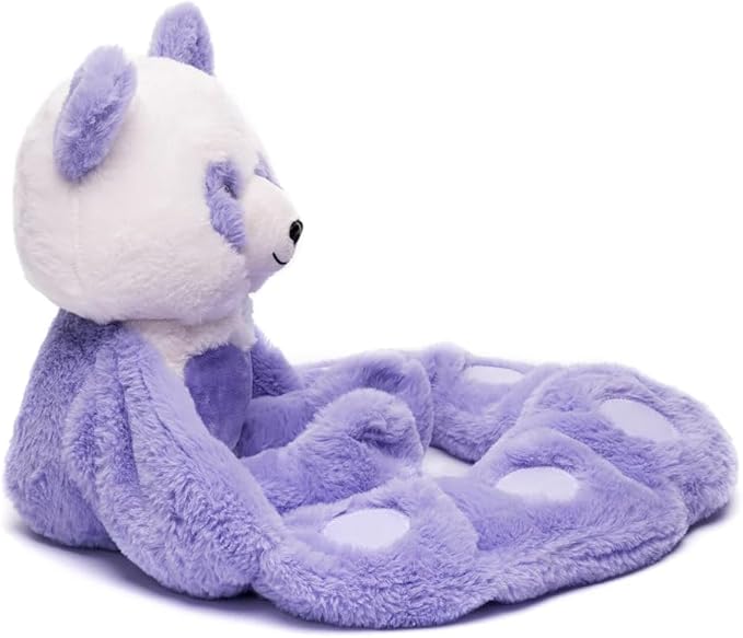 Plushland Original 5lbs Weighted Stuffed Animals Plush Toys with Long Arms, Giant Plushies Pillow Hugging Toy Gifts with Bean Bag for Kids and Adults (Panda)