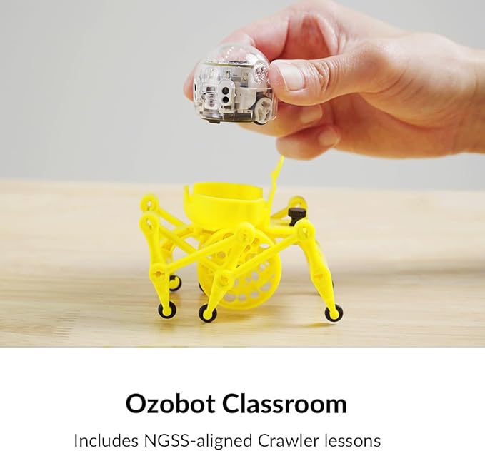 Ozobot Crawler for Evo Robot, Interactive Programming Accessory, Enhances STEM Education, Develops Critical Thinking, Ideal for Kids Ages 8 to 13, Surprise Colors, 6 Kits, Evo Required Not Included