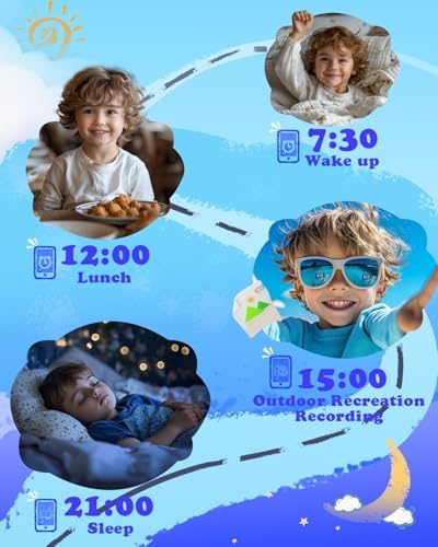 MOMILLA Kids Toys Phone, 3.97" Touchscreen Christmas Birthday Gifts, Toddler Toys Phone with Music Player Puzzle Games 16 GB Storage Alarm Kids Toys for Ages 3-12 Kids (Front Camera Only)