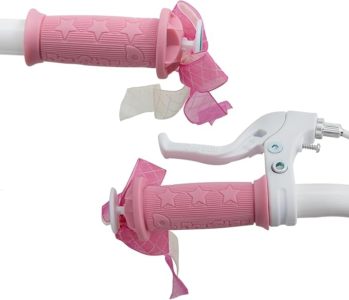 JOYSTAR Angel Girls Bike for Toddlers and Kids Ages 2-13 Years Old, 12 14 16 18 20 Inch Kids Bike with Training Wheels & Basket, 20 24 Inch Girls Bicycle with Handbrake & Kickstand